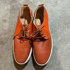 Merkmak Orange Shoes w/Eyelets
